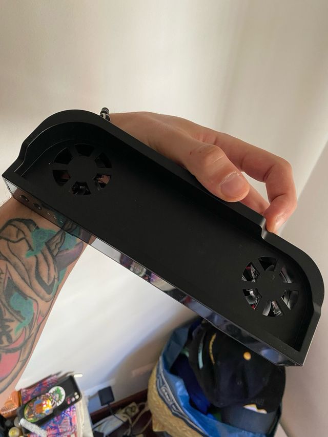 Soporte ventilación Switch 2 con luces LED