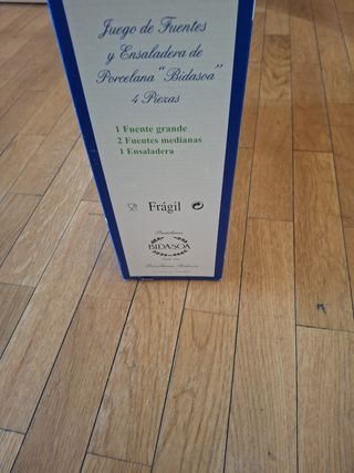 Juego 3 fuentes y 1 ensaladera Bidasoa