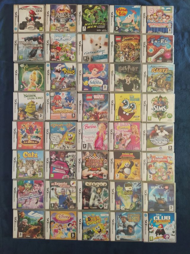 Cajas VACÍAS Originales DS Nintendo DESDE 2 Euros