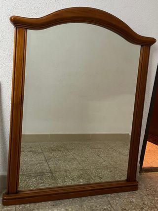 Espejo Tocador Madera Maciza.