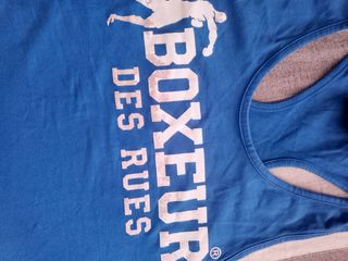 Camiseta sin mangas azul BOXEUR DES RUES