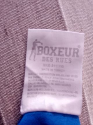 Camiseta sin mangas azul BOXEUR DES RUES