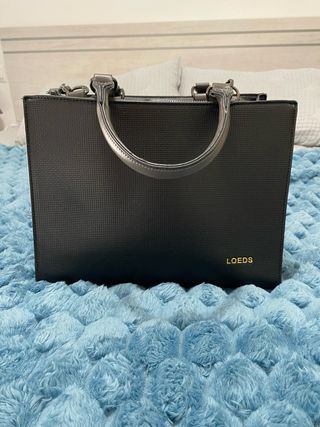 Bolso Loeds gris tipo maletín