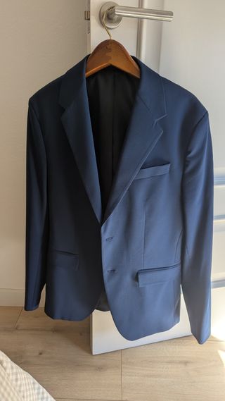 Americana azul hombre
