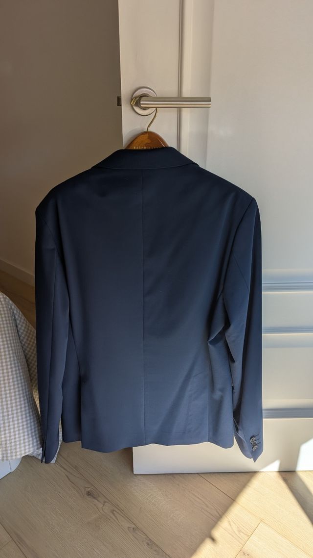 Americana azul hombre