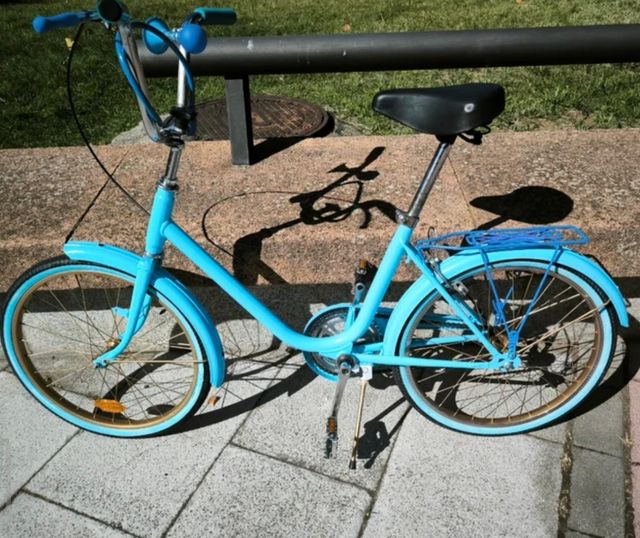 Bicicleta Torrot Azul Restaurada.