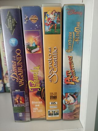 Cintas VHS Disney Clásicos (Español)