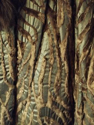 Chaquetón de piel marrón Anton&moda