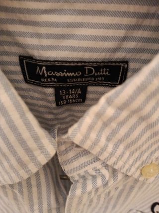 Camisa Rayas Massimo Dutti
