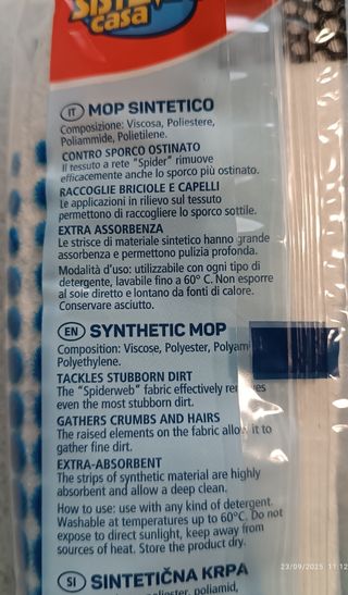 Mocio sintetico Sistema Casa