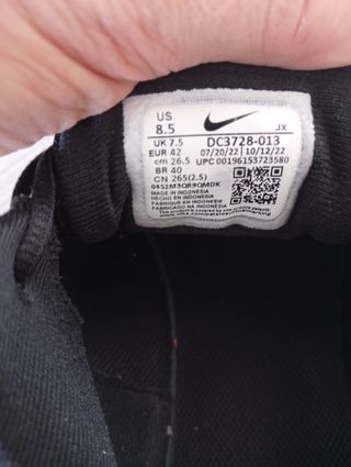 Nike Revolution 6 Talla 42 Negro/Naranja