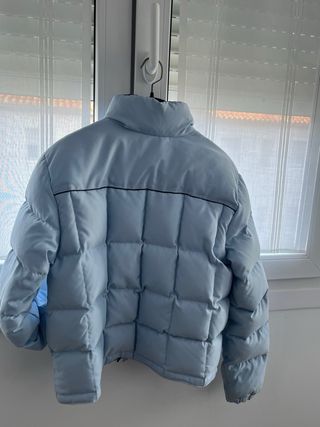 Anorak de plumas azul