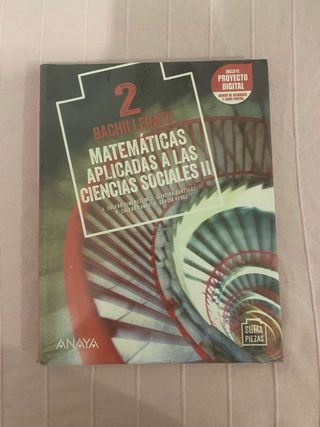 libro matemáticas 2 bachillerato 