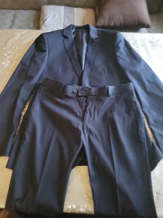 Traje DI BYE Talla 42 Azul