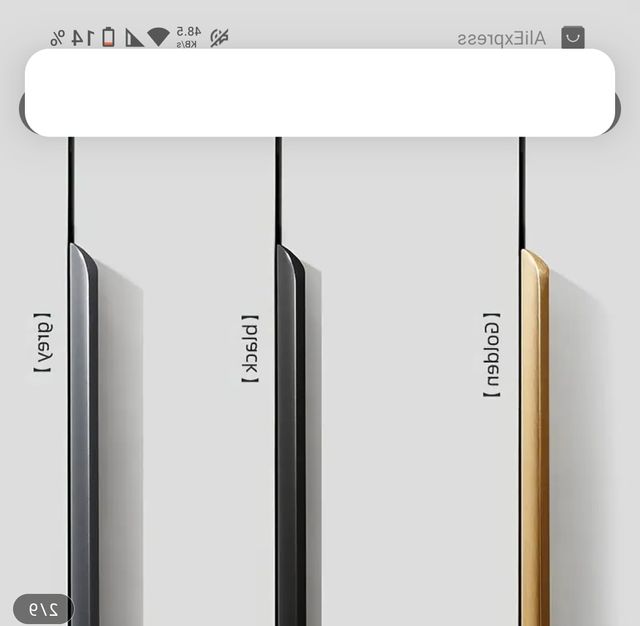 Tiradores de puerta metálico