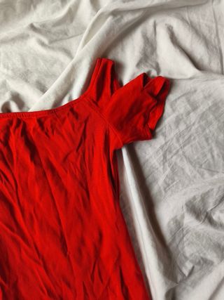 Vestido Bershka Rojo Talla S