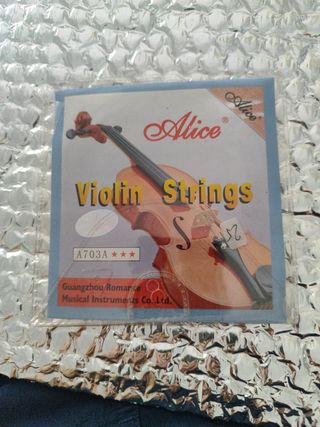 Juego Cuerdas Violín Alice A703A