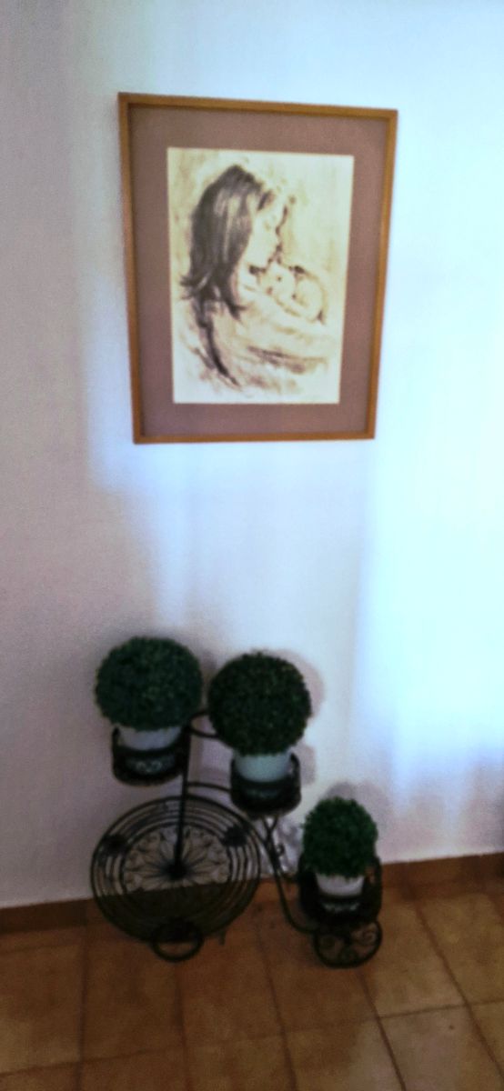 Lápis de maternidade Vintage/Moldura a Carvão