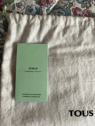 Cartera de mano Tous cuadros azul