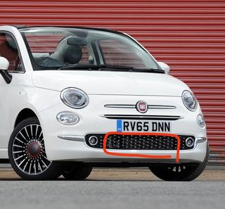 !!NUEVO!! Rejilla Parachoques Delantero Fiat 500 