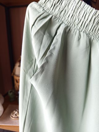 Pantalones Verdes Talla Única Mujer