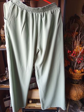 Pantalones Verdes Talla Única Mujer