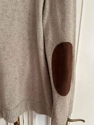 Jersey Loro Piana Beige Cremallera.