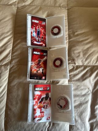 Pack NBA 2K para PSP: 2K11, 2K12, 2K13