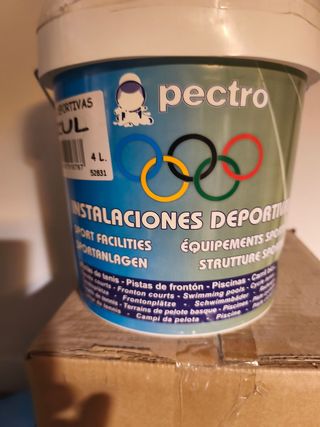 Bote de pintura Pectro Azul 4L