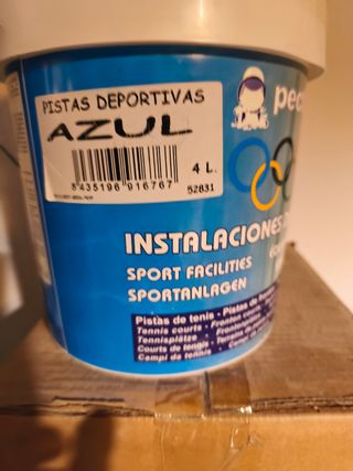 Bote de pintura Pectro Azul 4L