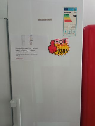 Nevera Liebherr Blanca 
