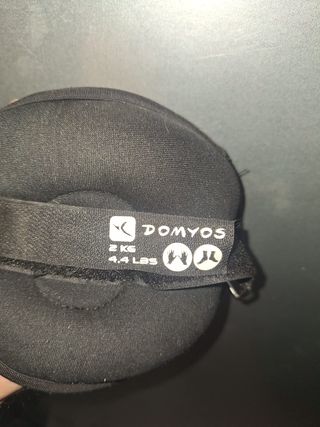 Tobilleras/Muñequeras Lastradas Domyos 2kg