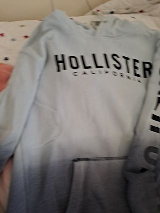 Sudadera Hollister Degradado Rosa