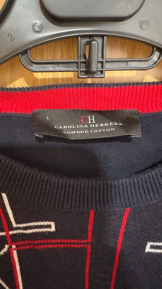 Jersey Carolina Herrera Hombre Azul