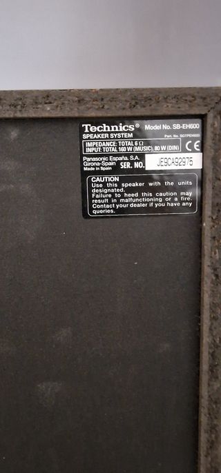 Altavoces Technics Negros