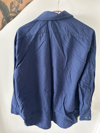 Camisa azul de vestir Calvin Klein