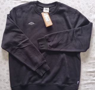 Felpa UMBRO uomo girocollo nera taglia L