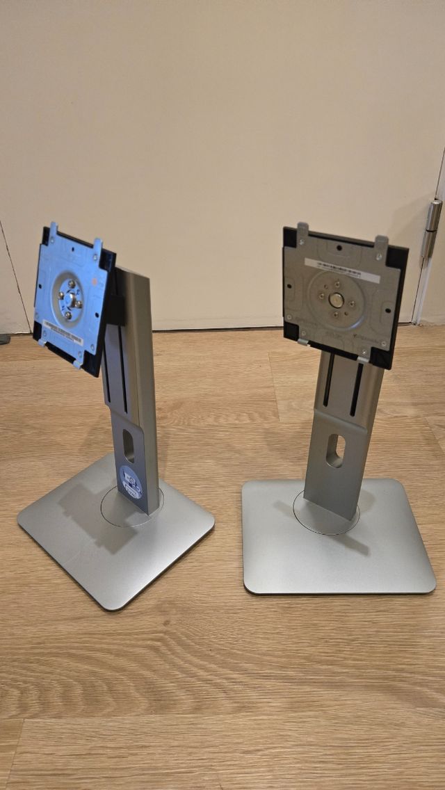 Base elevable y giratoria para monitor