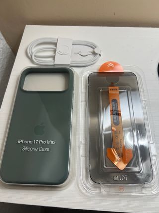 Custodia in silicone per iPhone 17 Pro Max
