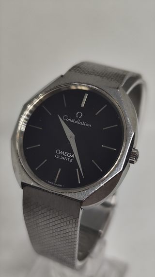 Omega Constellation Quartz Negro