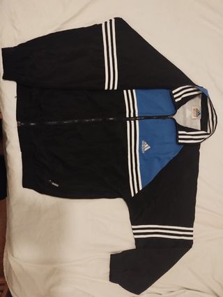 Chaqueta Adidas Vintage Negra y Azul