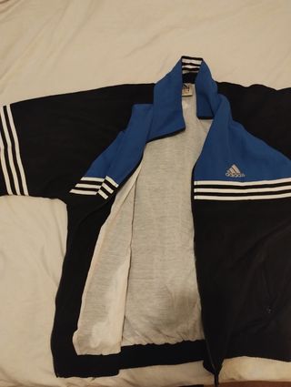 Chaqueta Adidas Vintage Negra y Azul
