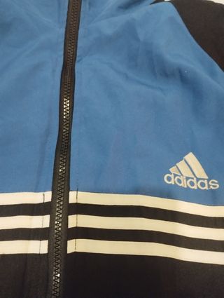 Chaqueta Adidas Vintage Negra y Azul