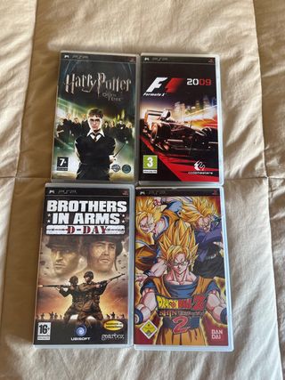 Pack 4 Juegos PSP: Harry Potter, F1 2009, Brothers