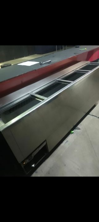 Nevera de bar de acero inoxidable