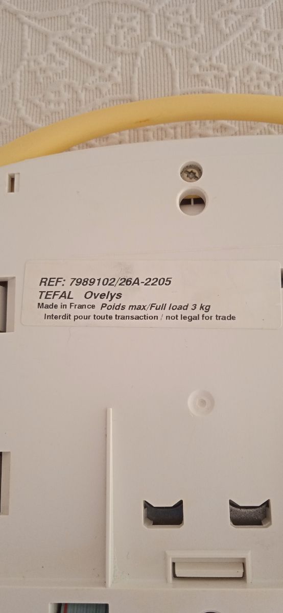 Bilancia da cucina Tefal Ovelys
