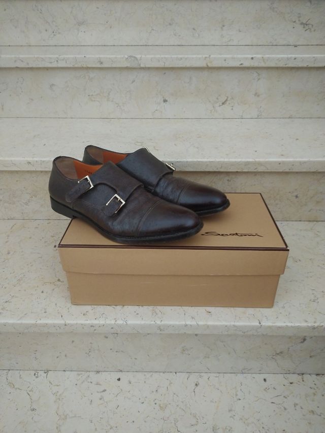 Scarpe uomo Santoni marroni