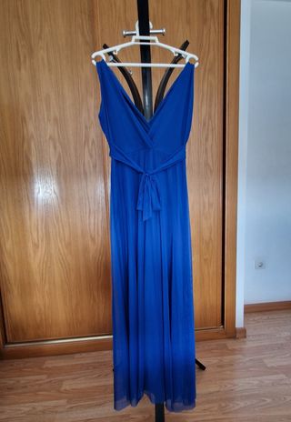 Vestido de fiesta azul
