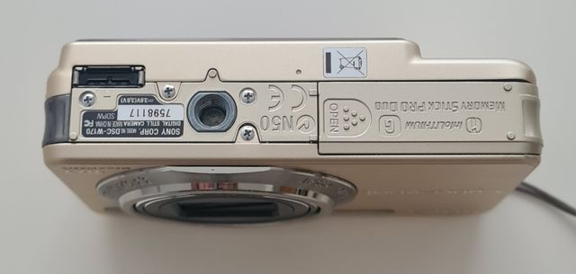 Cámara Sony Cyber-Shot DSC W170 dorada