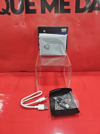 Disco duro Portátil SSD 4TB + Cable + Funda, Nuevo